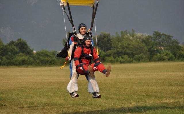  Der Moment der Ankunft nach dem Flug 
